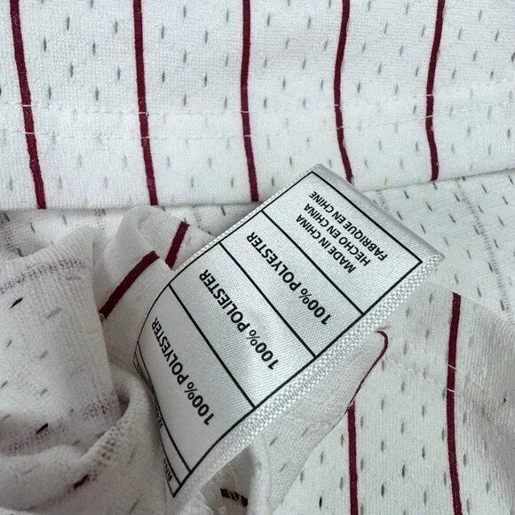 Mitchell & Ness Jersey Red White Chicago Men's Size Small - Picture 11 of 11